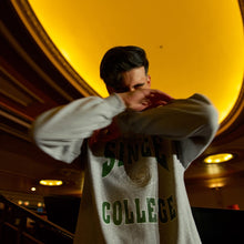 Load image into Gallery viewer, "LOVED YOU SINCE COLLEGE" - GREY VARSITY CREWNECK
